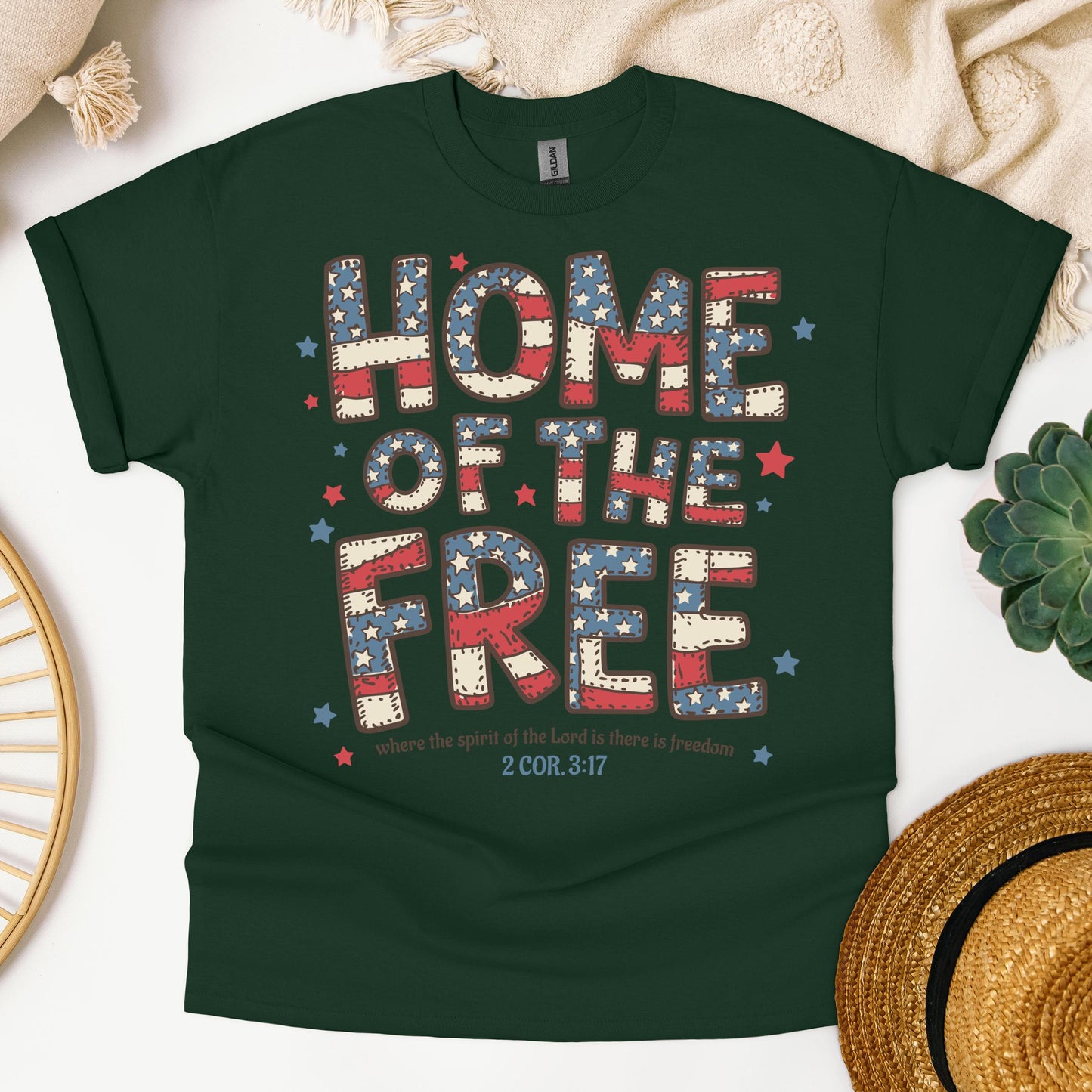 Home Of The Free Where The Spirit Of The Lord Is There Is Freedom 2 Cor. 3.17 01