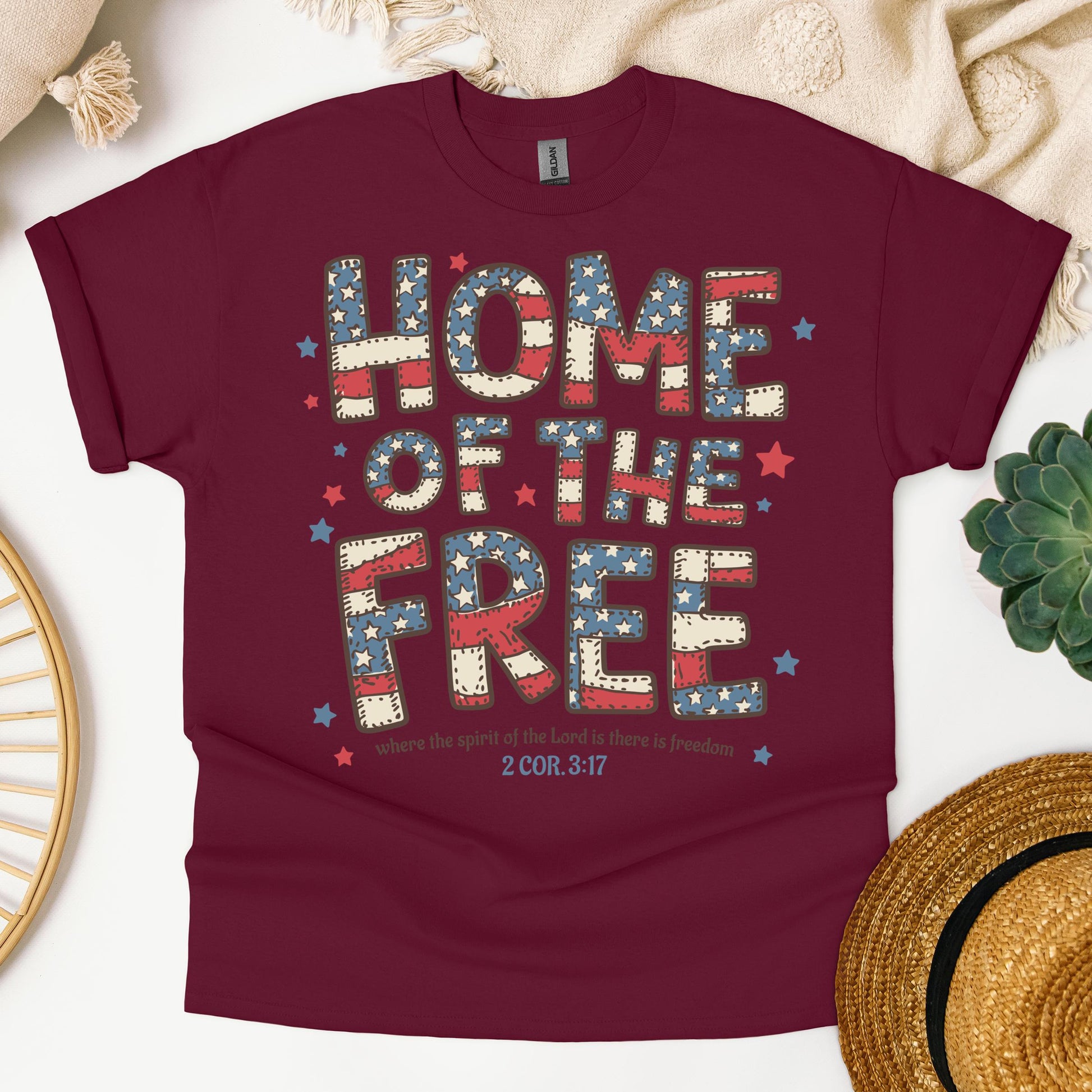Home Of The Free Where The Spirit Of The Lord Is There Is Freedom 2 Cor. 3.17 01
