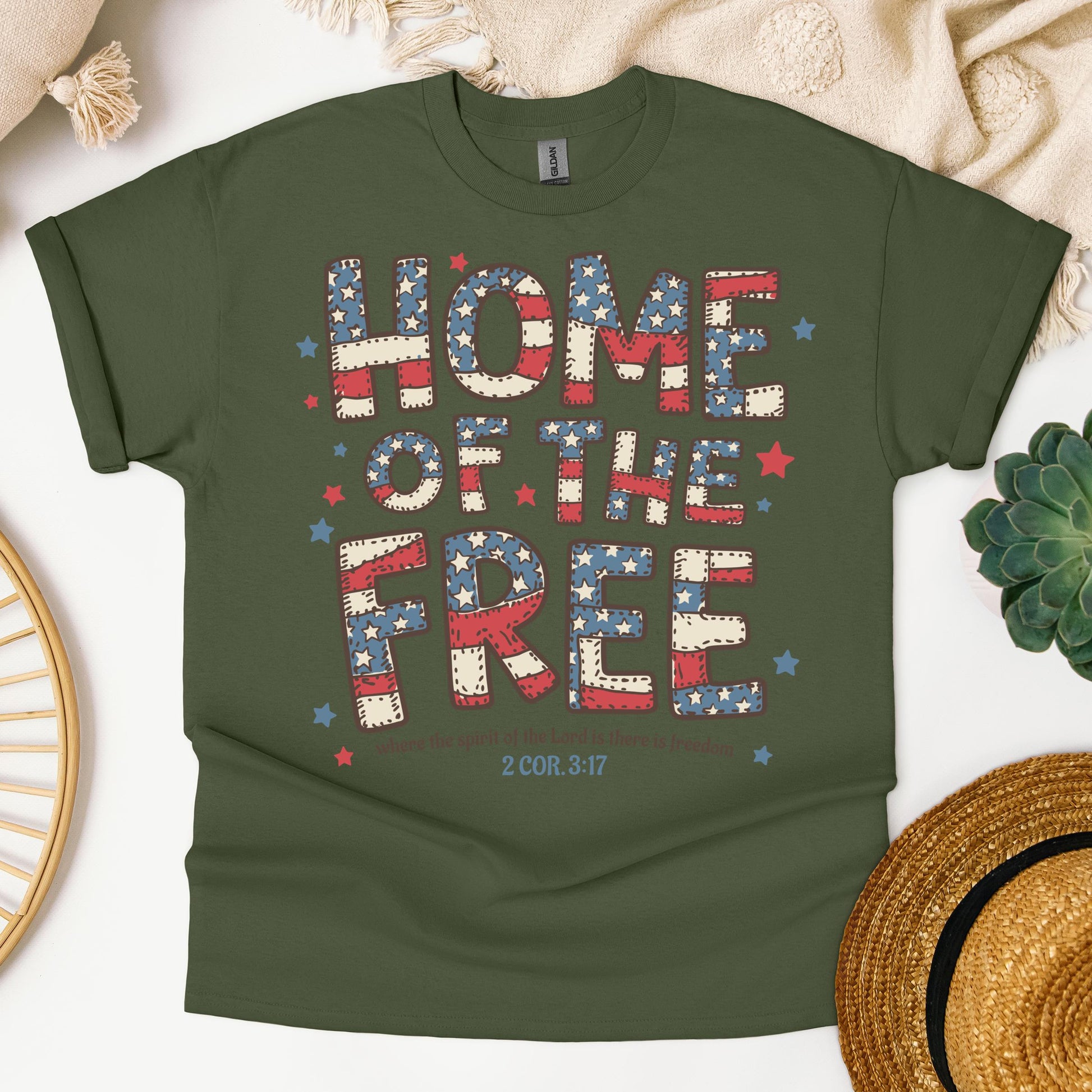 Home Of The Free Where The Spirit Of The Lord Is There Is Freedom 2 Cor. 3.17 01