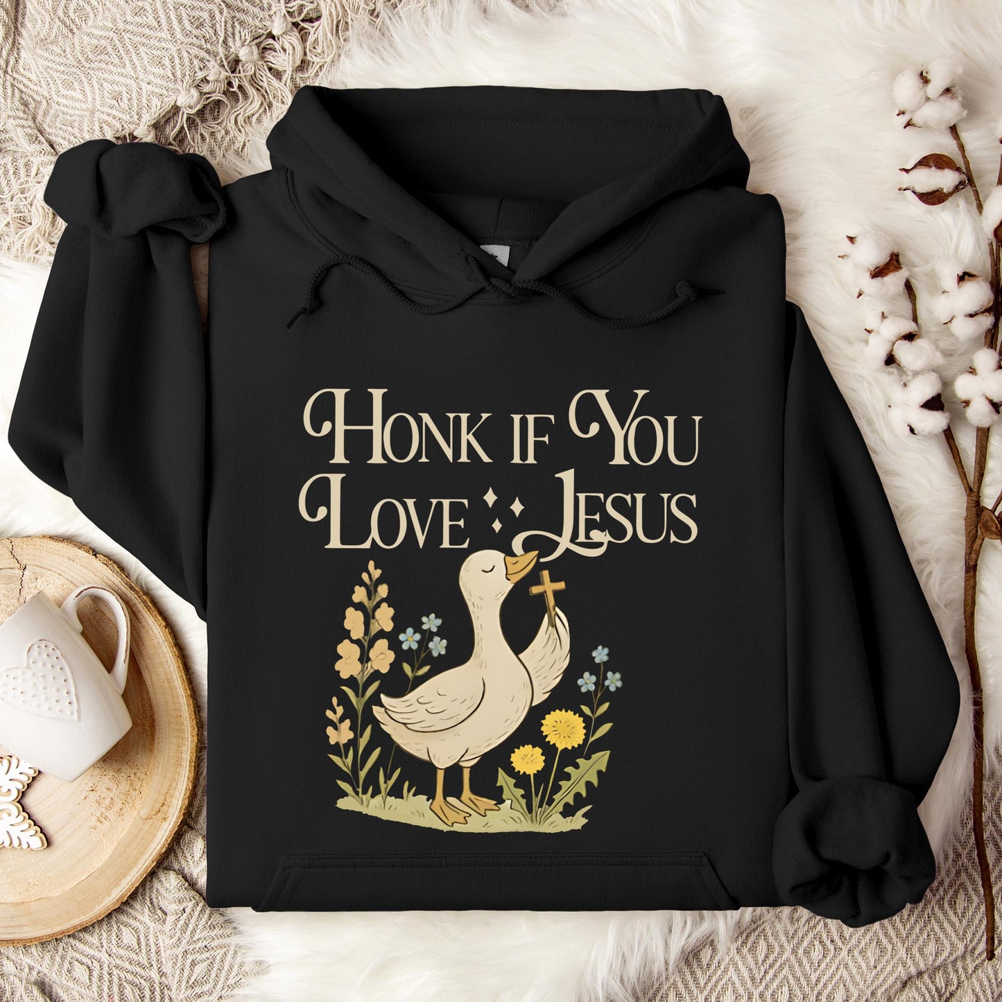 Honk If You Love Jesus Hoodie