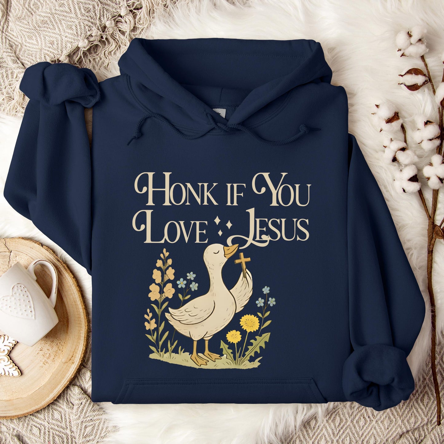 Honk If You Love Jesus Hoodie