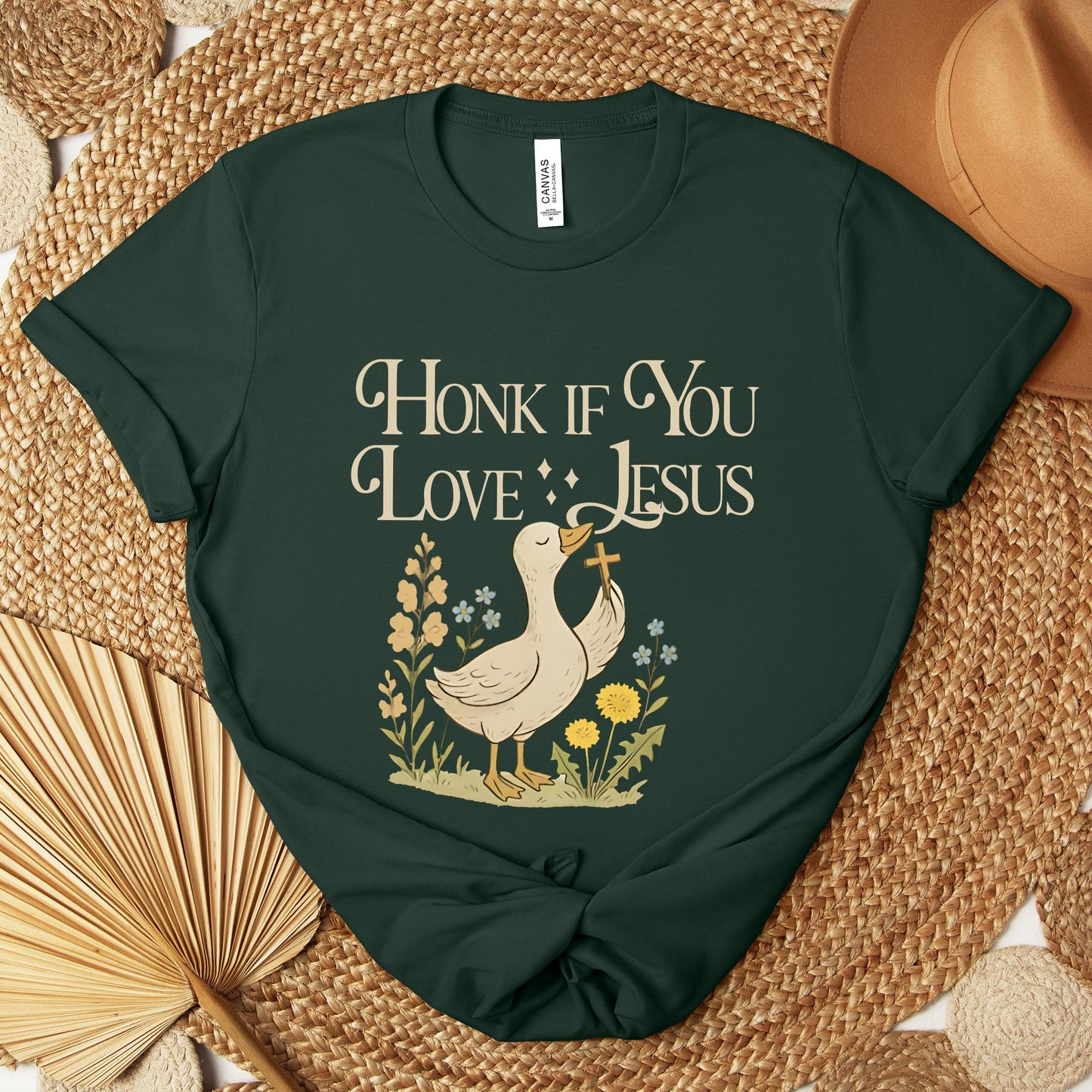 Honk If You Love Jesus Premium T-shirt