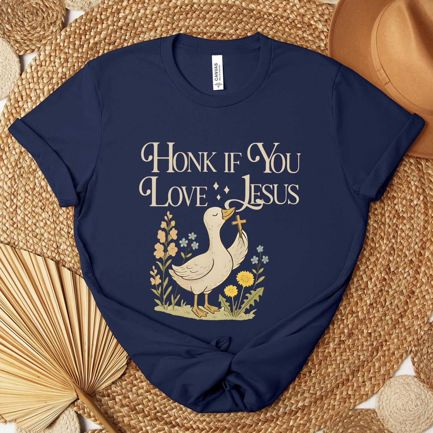 Honk If You Love Jesus Premium T-shirt
