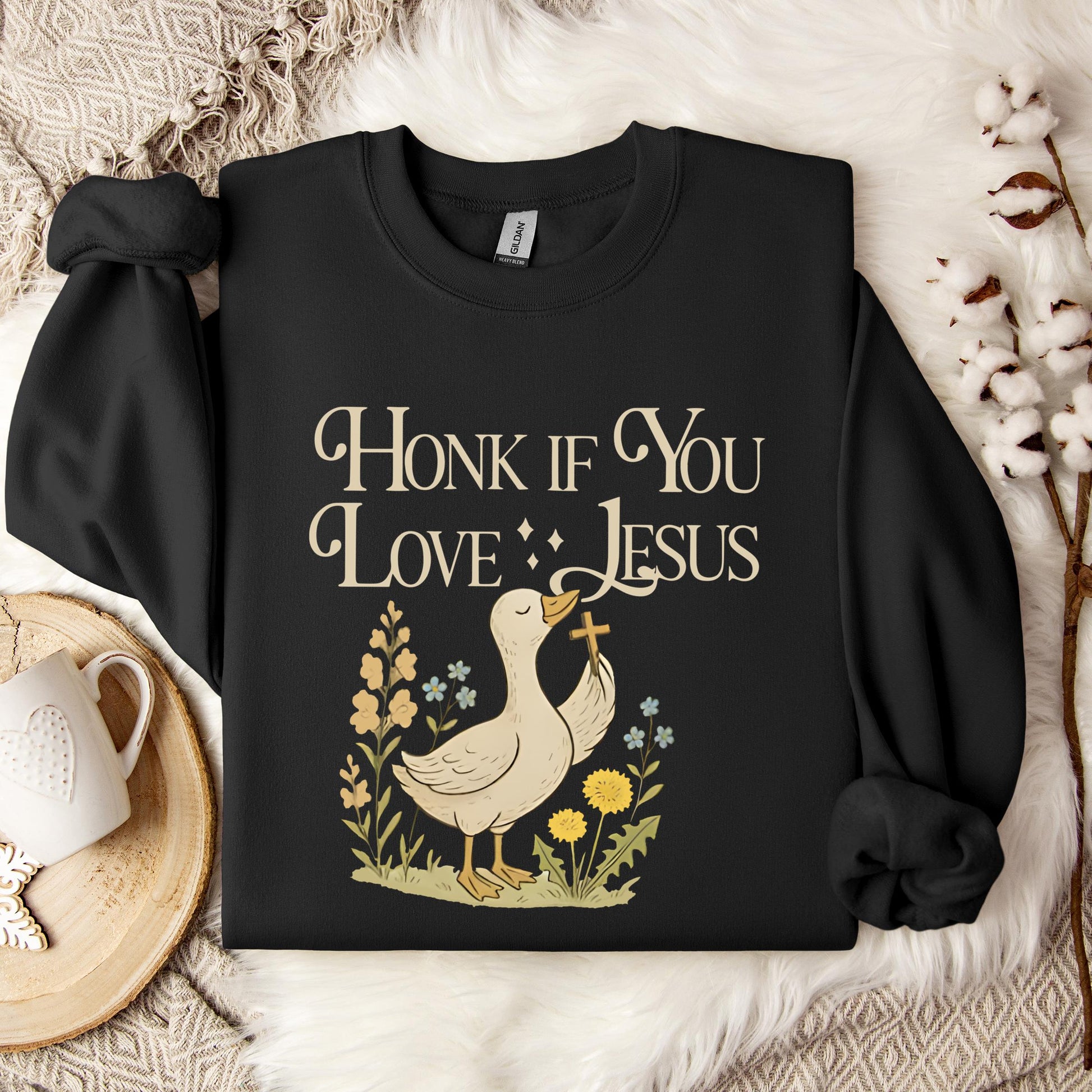 Honk If You Love Jesus Sweatshirt