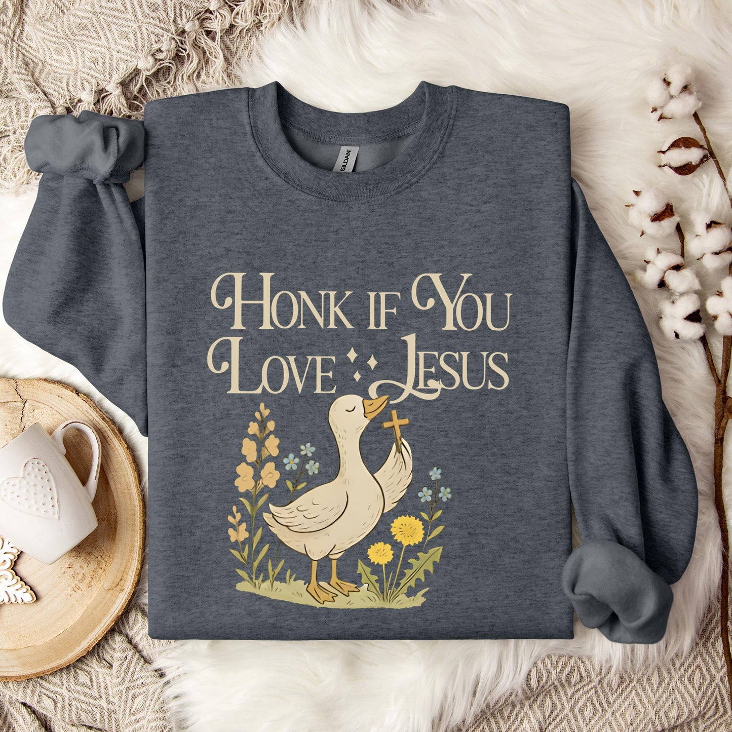 Honk If You Love Jesus Sweatshirt