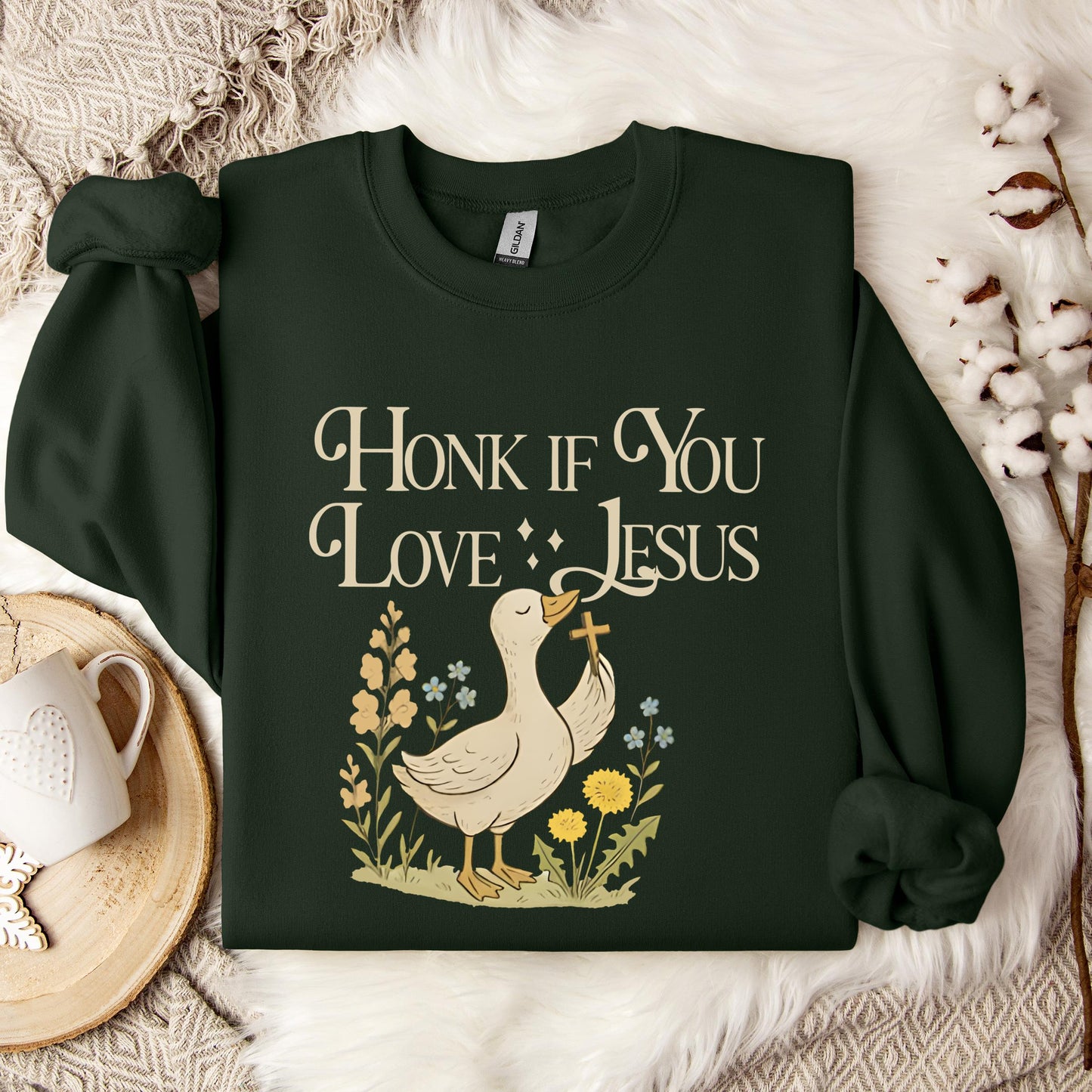 Honk If You Love Jesus Sweatshirt