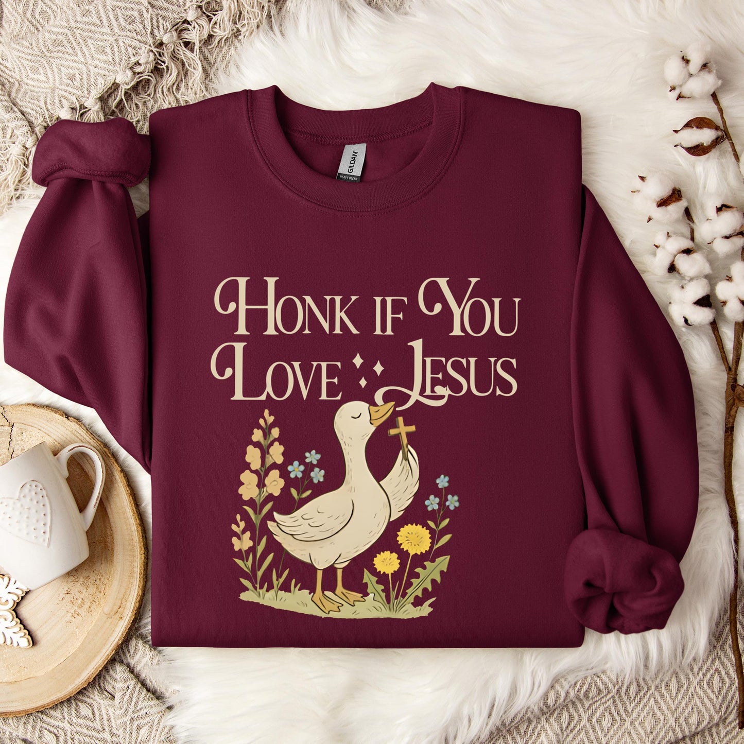 Honk If You Love Jesus Sweatshirt
