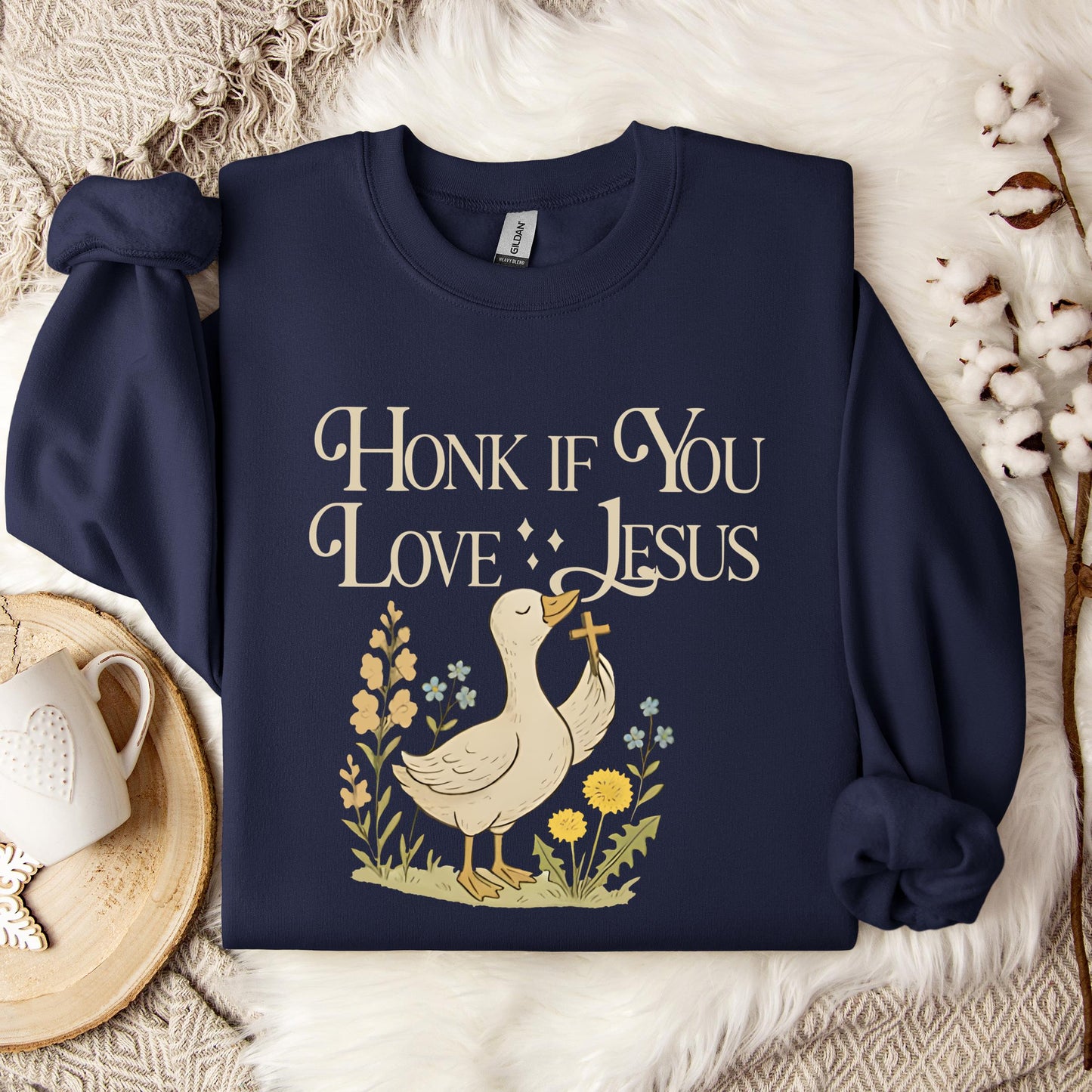 Honk If You Love Jesus Sweatshirt