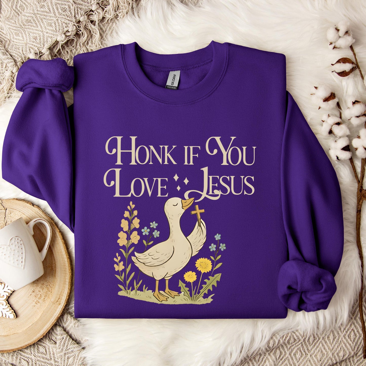 Honk If You Love Jesus Sweatshirt