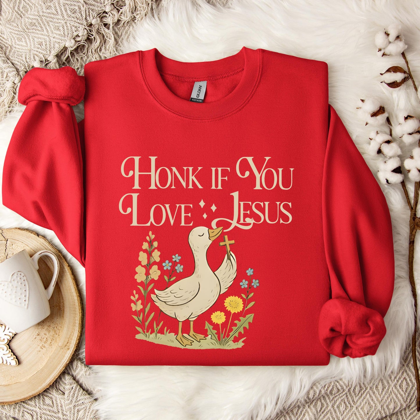 Honk If You Love Jesus Sweatshirt