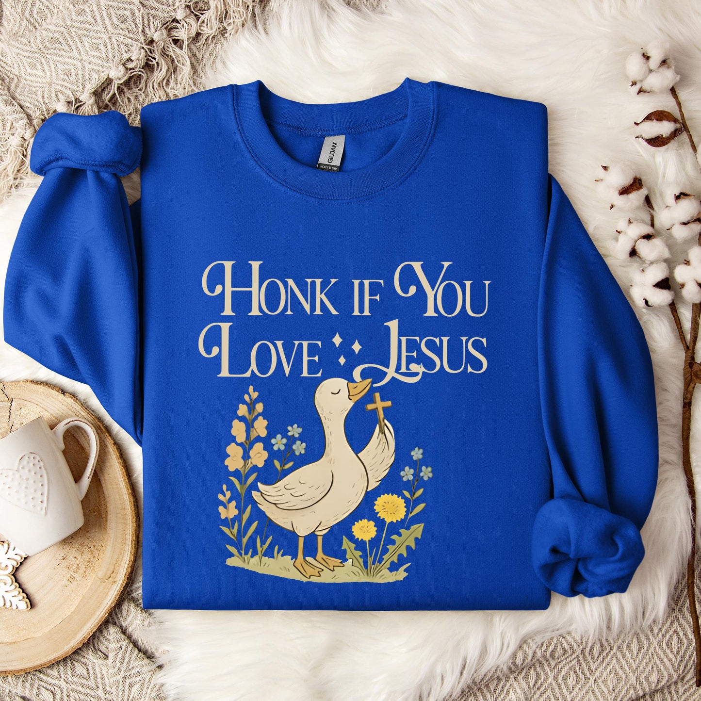 Honk If You Love Jesus Sweatshirt