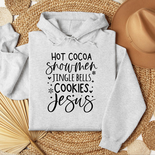 Hot Cocoa Snowmen Jingle Bells Cookies Jesus