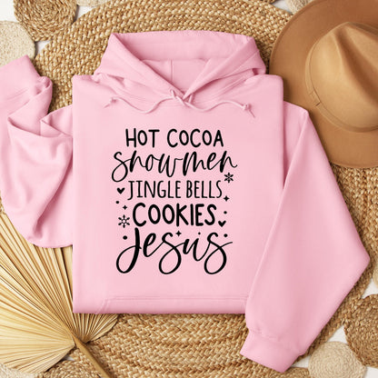 Hot Cocoa Snowmen Jingle Bells Cookies Jesus