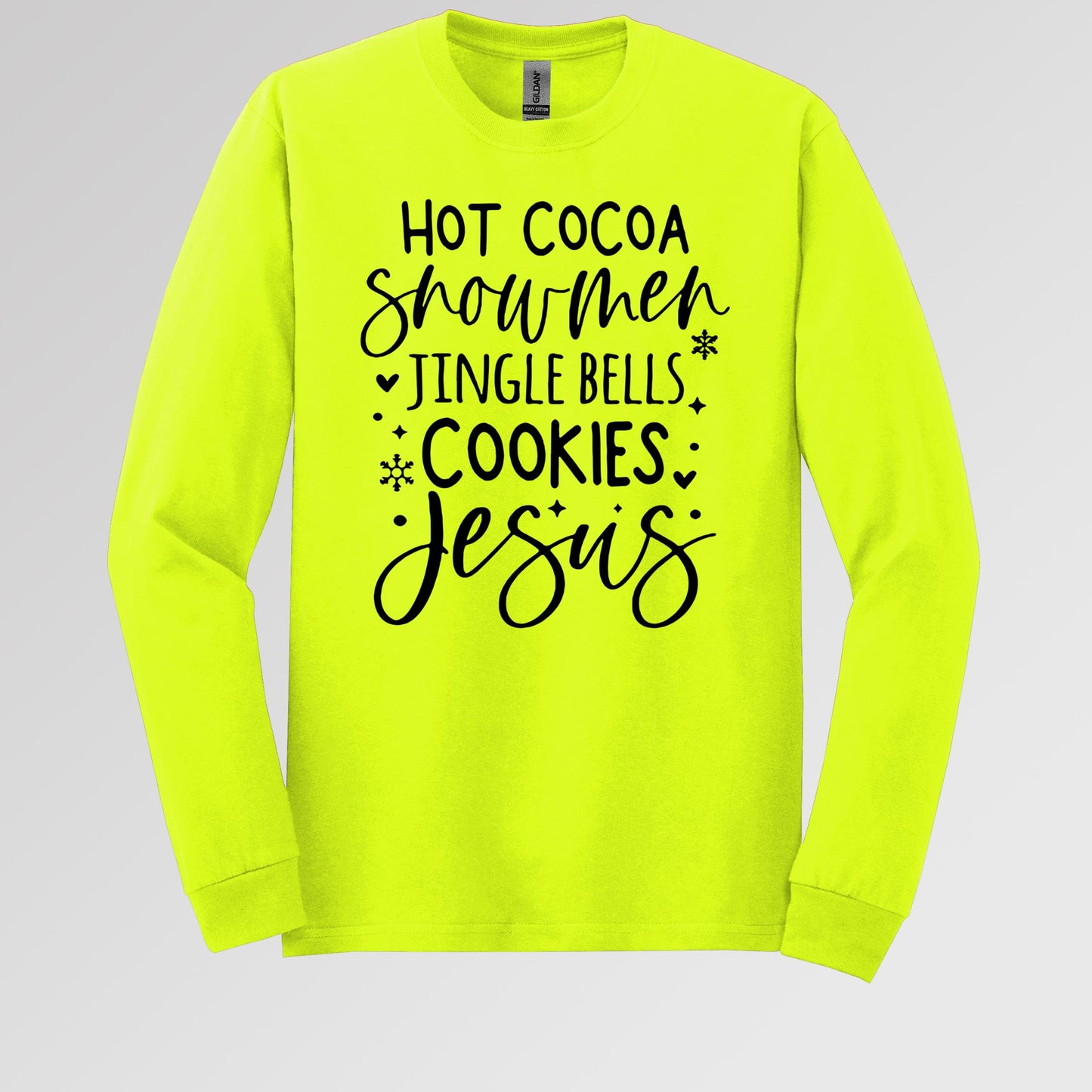 Hot Cocoa Snowmen Jingle Bells Cookies Jesus