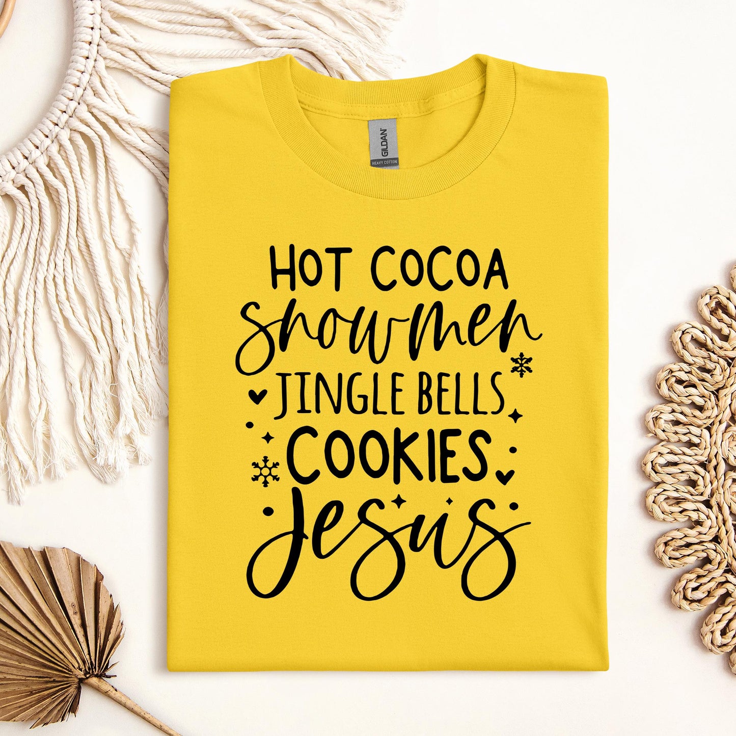 Hot Cocoa Snowmen Jingle Bells Cookies Jesus