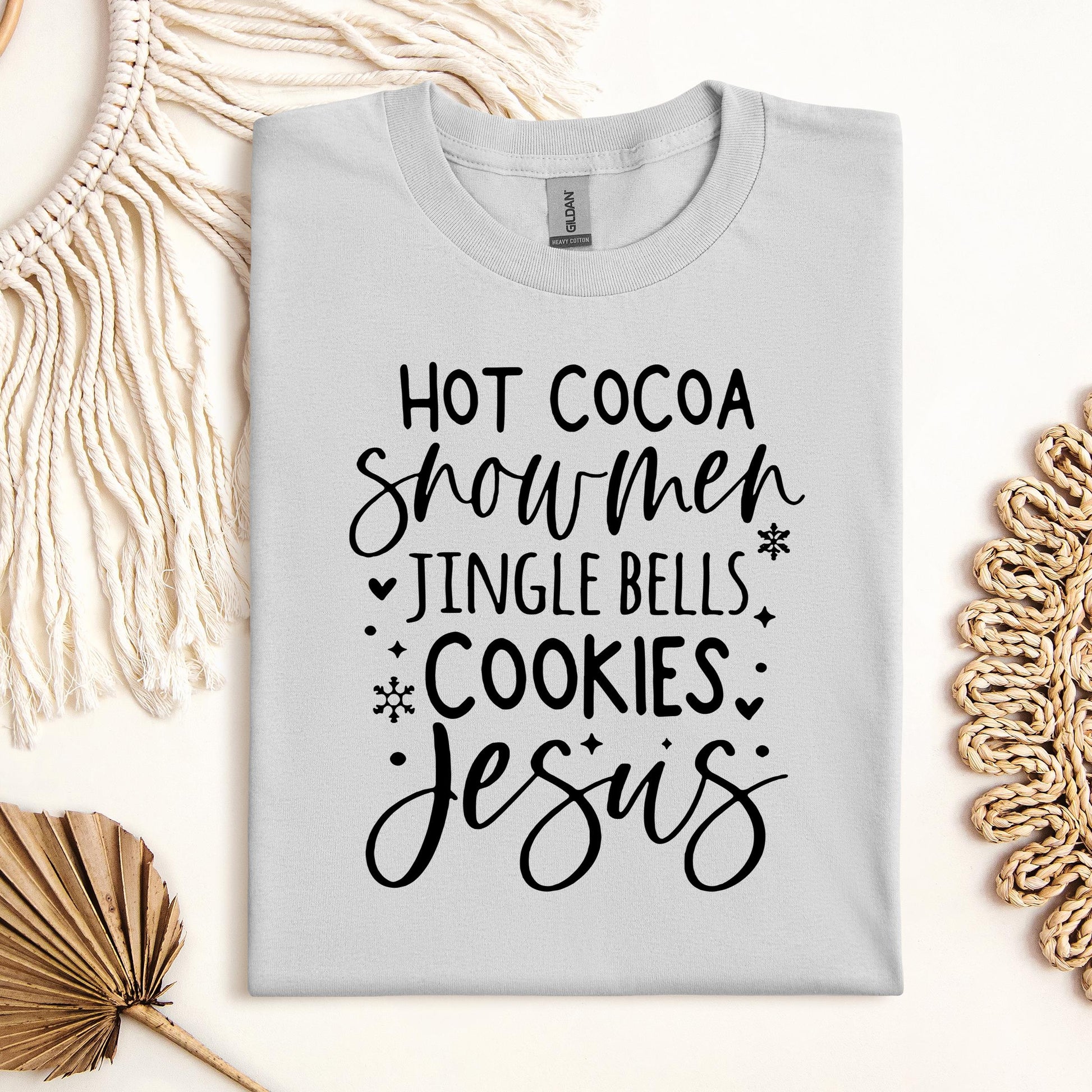 Hot Cocoa Snowmen Jingle Bells Cookies Jesus