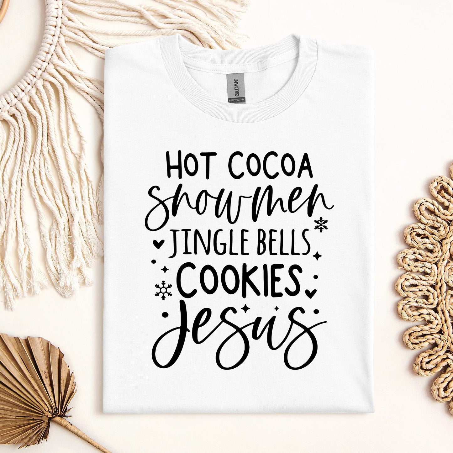 Hot Cocoa Snowmen Jingle Bells Cookies Jesus
