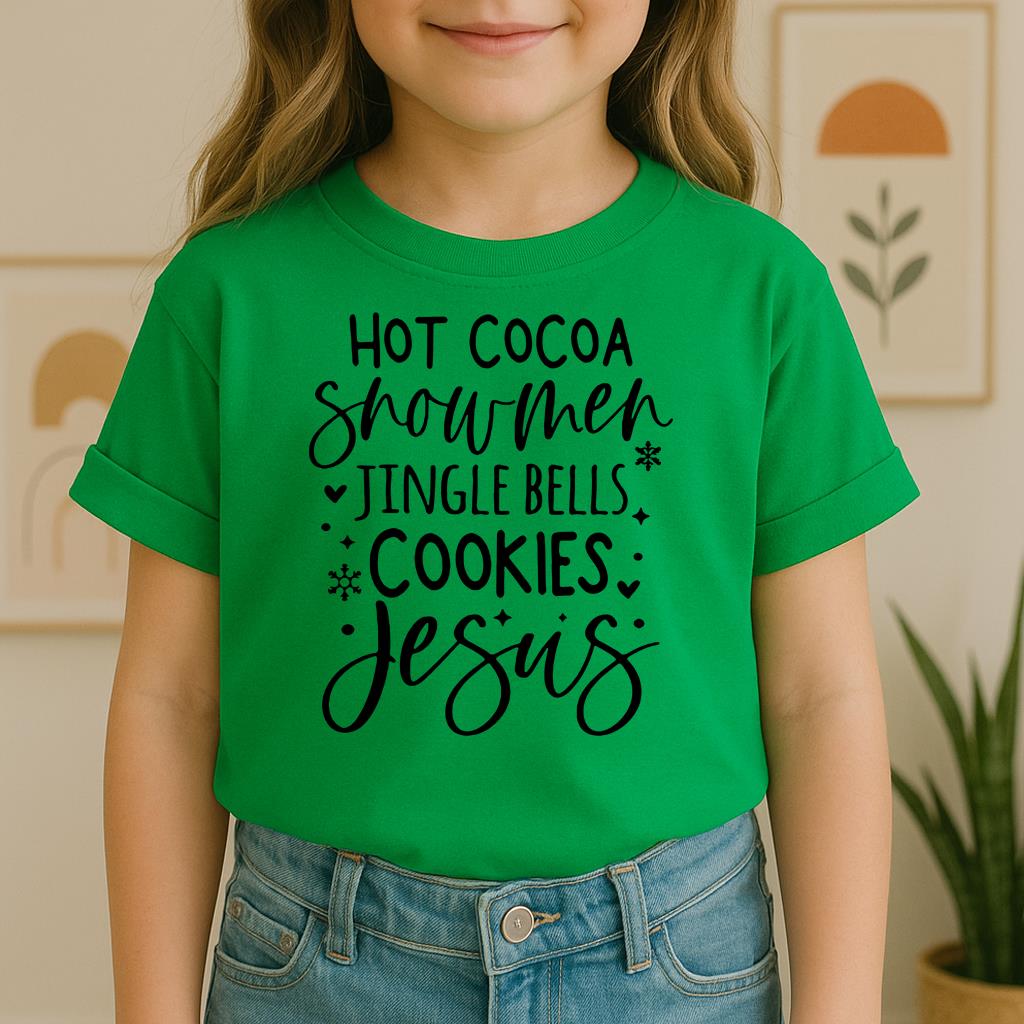Hot Cocoa Snowmen Jingle Bells Cookies Jesus