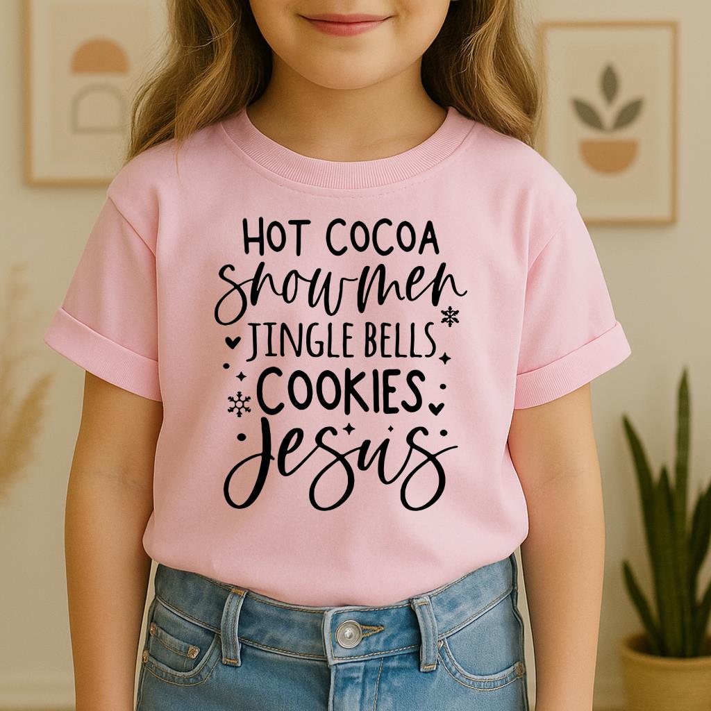 Hot Cocoa Snowmen Jingle Bells Cookies Jesus