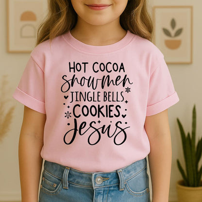 Hot Cocoa Snowmen Jingle Bells Cookies Jesus