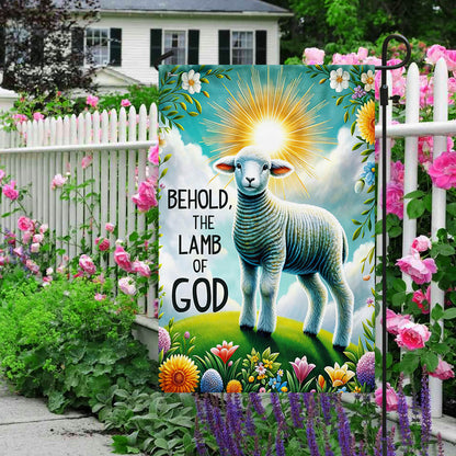 FLAGWIX  Lamb Easter Day Behold The Lamb of God Flag