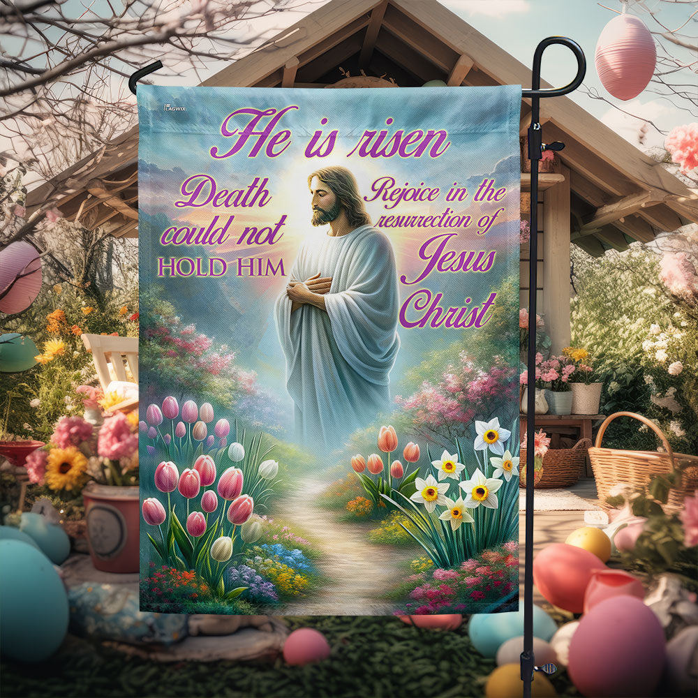 FLAGWIX  Easter Day Jesus Christ He Is Risen Resurrection of Jesus Christ Flag