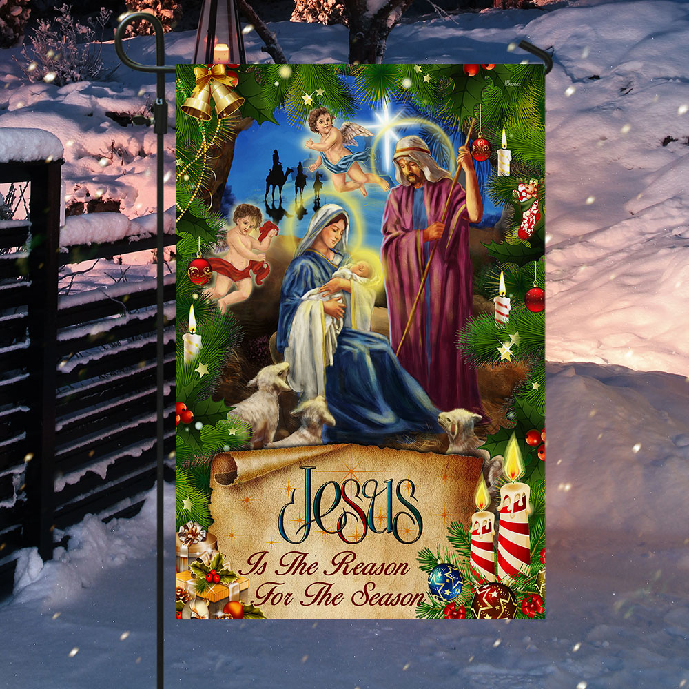 Jesus Flag Nativity Of Jesus Christmas Flag