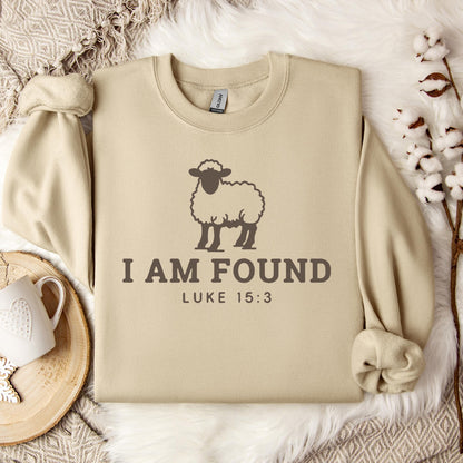 I Am Found Luke 15.3 Sweatshirt