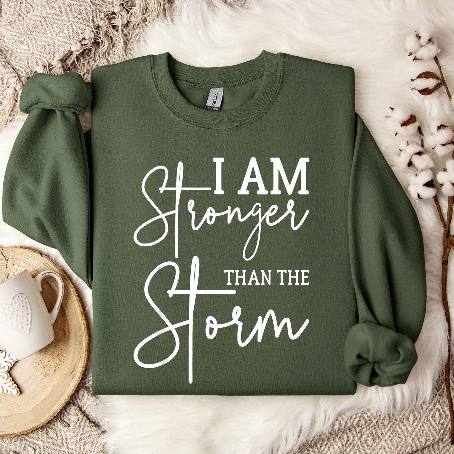 I Am Stronger Than The Storm 01 Sweatshirt