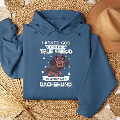I Asked God For A True Friend So He Sent Me A Dachshund