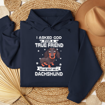 I Asked God For A True Friend So He Sent Me A Dachshund