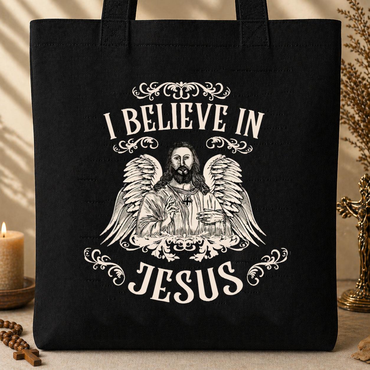 I Believe In Jesus Tote Bag