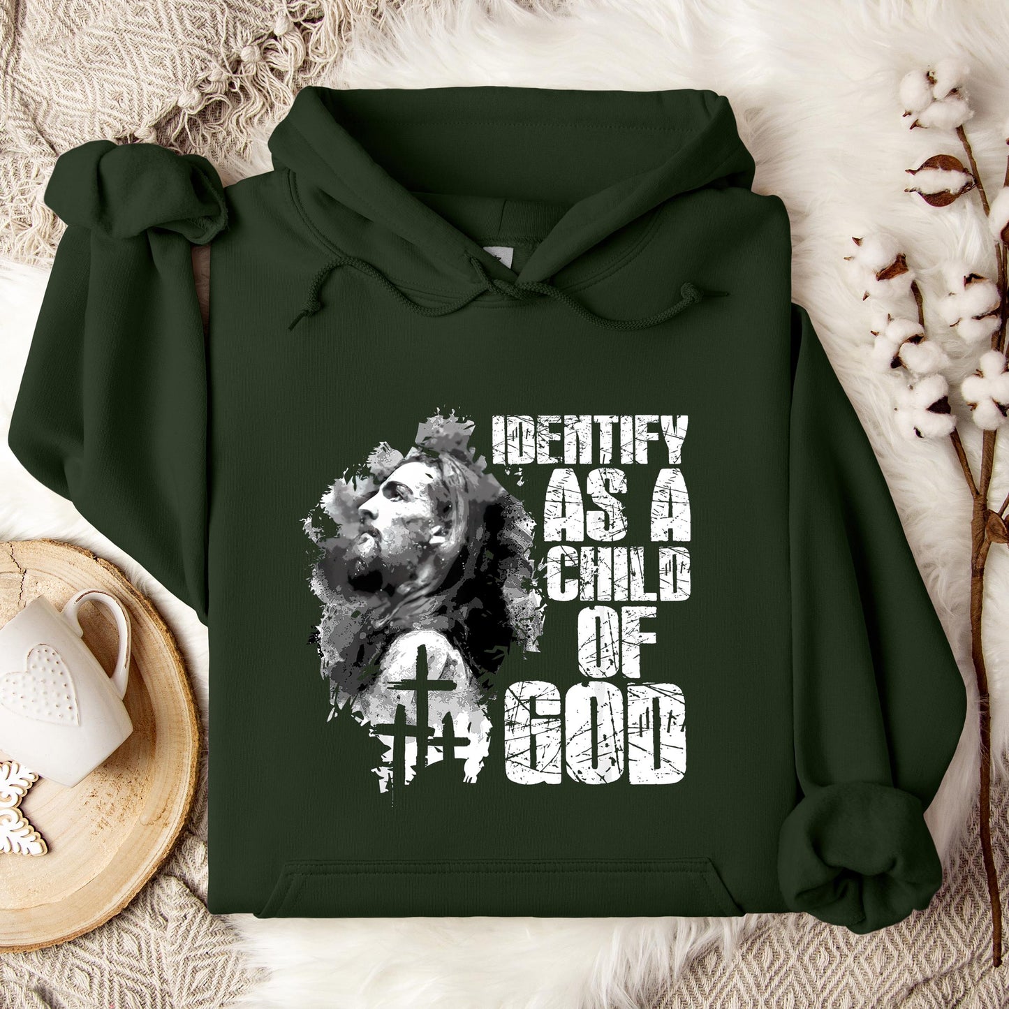 I Identify As A Child Of God 10 Hoodie