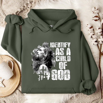 I Identify As A Child Of God 10 Hoodie