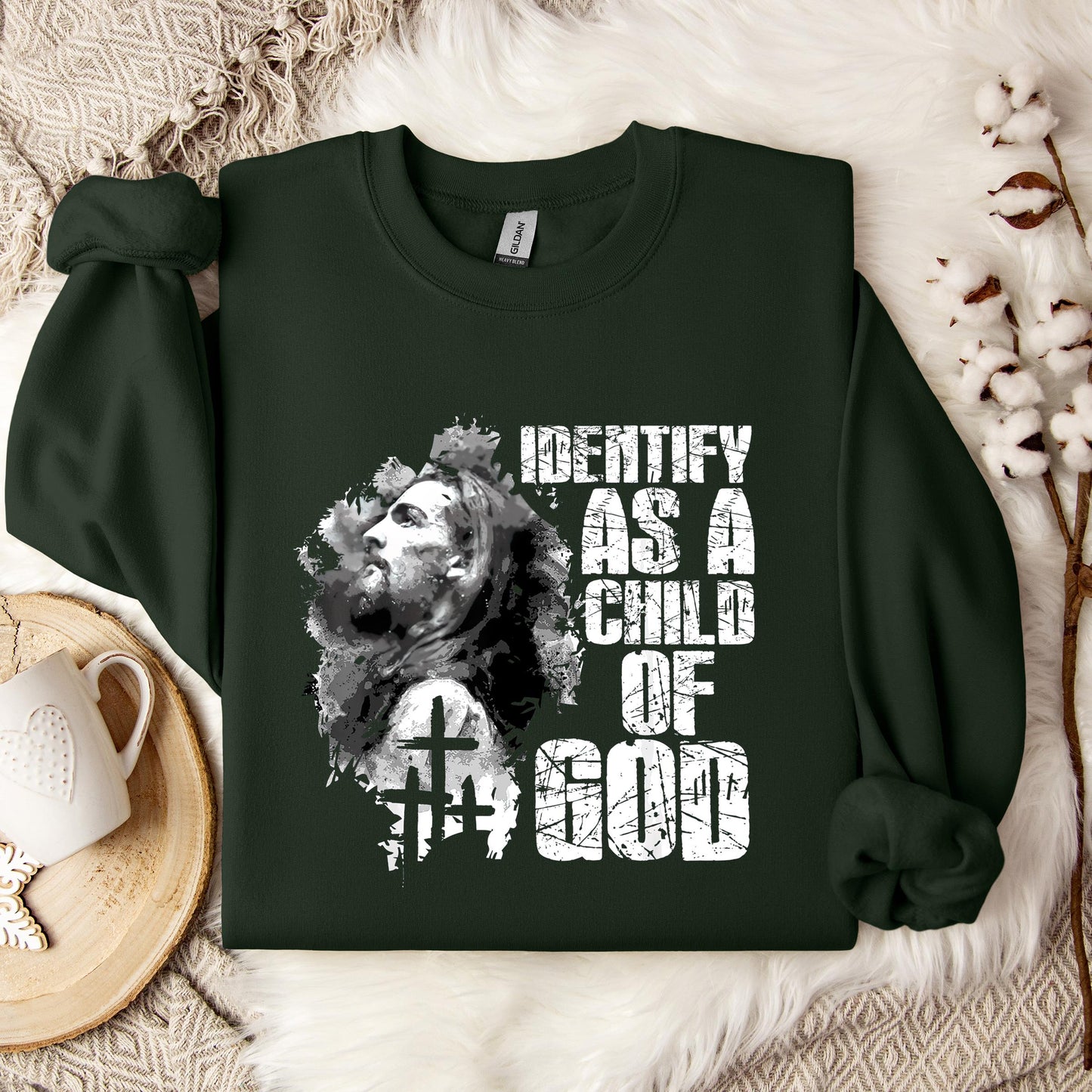 I Identify As A Child Of God 10 Sweatshirt