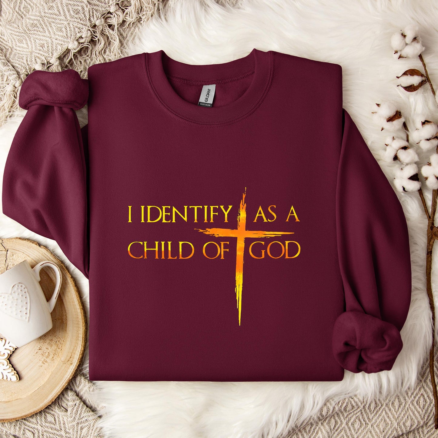 I Identify As A Child Of God 11 Sweatshirt