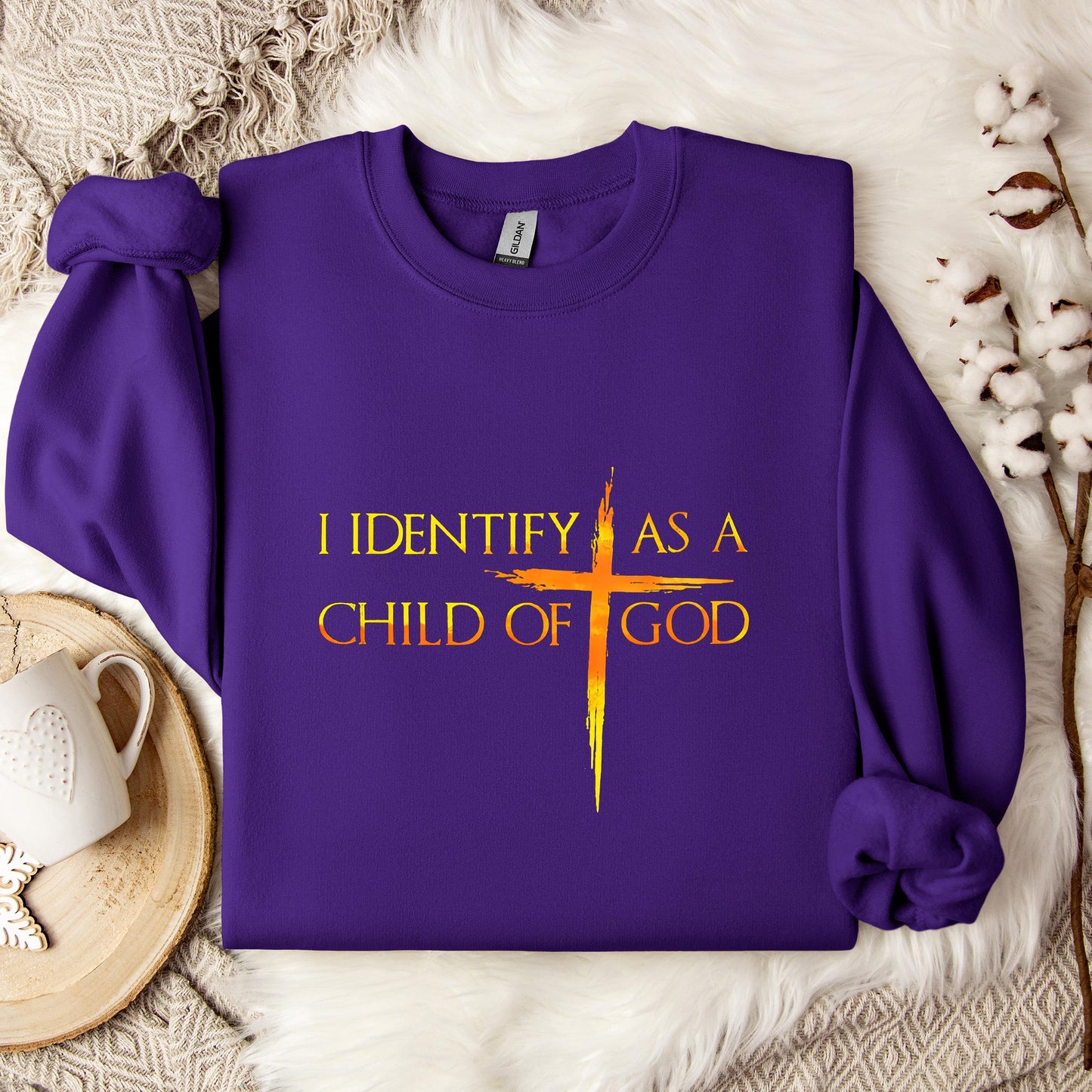 I Identify As A Child Of God 11 Sweatshirt
