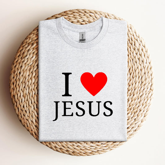 I Love Jesus Heart