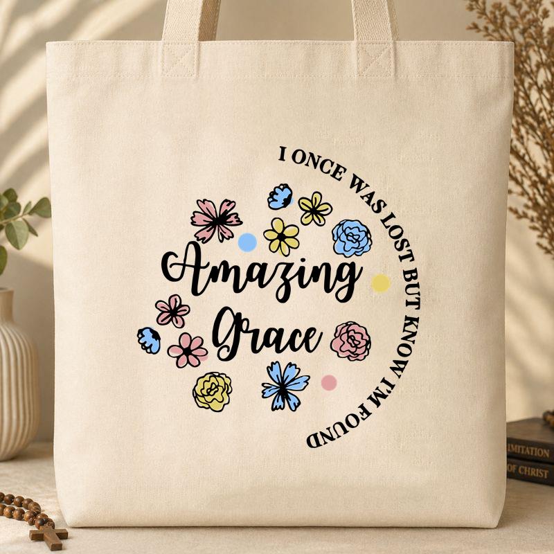 I Once Was Lost But Know I_m Found Amazing Grace 01 Tote Bag
