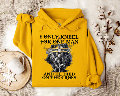 I Only Kneel For One Man And He Died On The Cross Lion Warrior