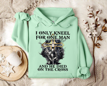 I Only Kneel For One Man And He Died On The Cross Lion Warrior