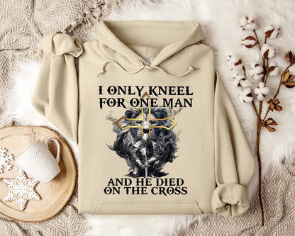 I Only Kneel For One Man And He Died On The Cross Lion Warrior