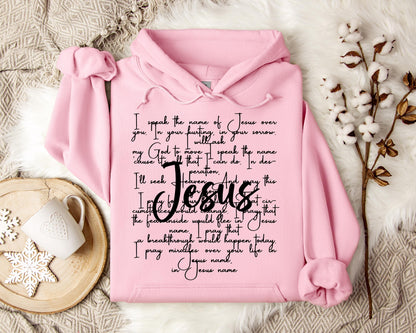 I Speak Name Of Jesus Over You