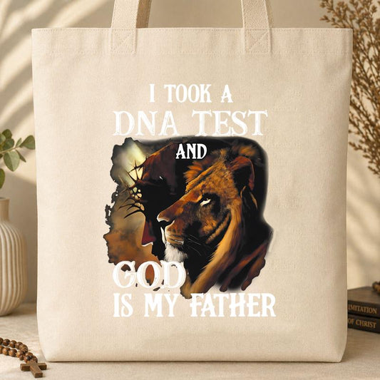 I Took A DNA Test And God Is My Father 02 Tote Bag