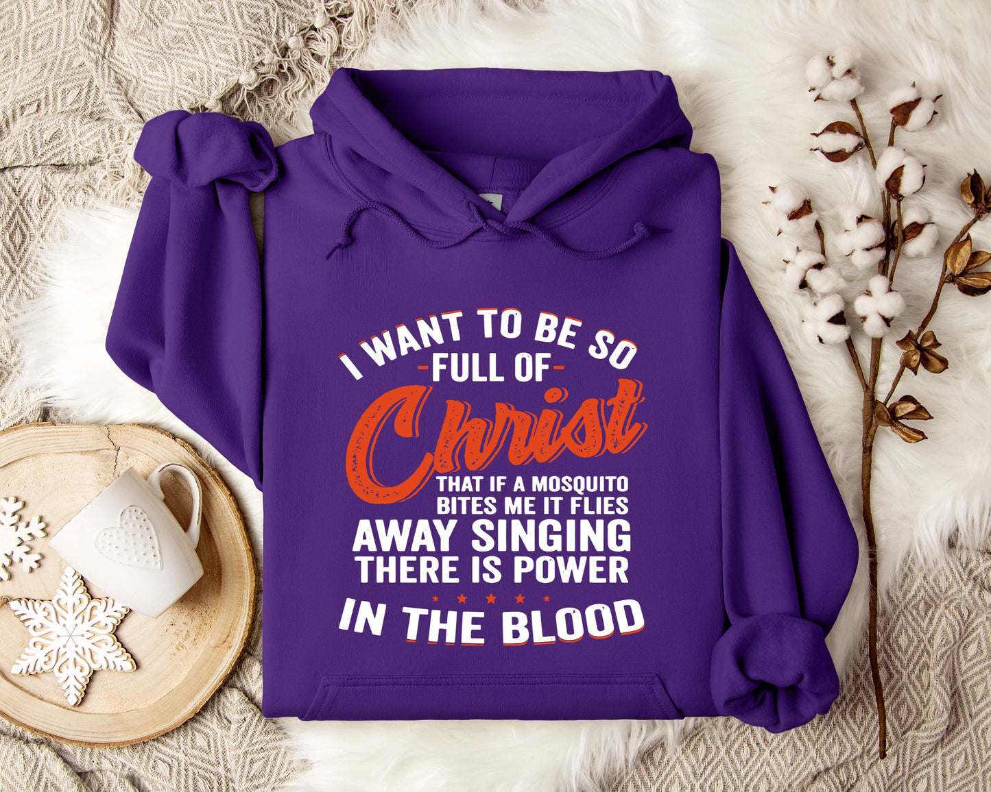I Want To Be So Full Of Christ 2 Hoodie