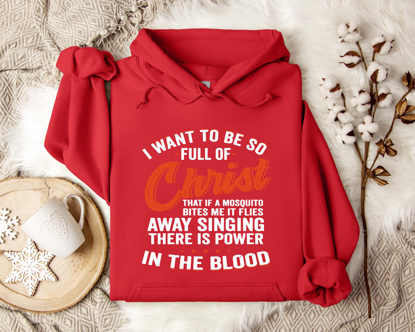 I Want To Be So Full Of Christ 2 Hoodie