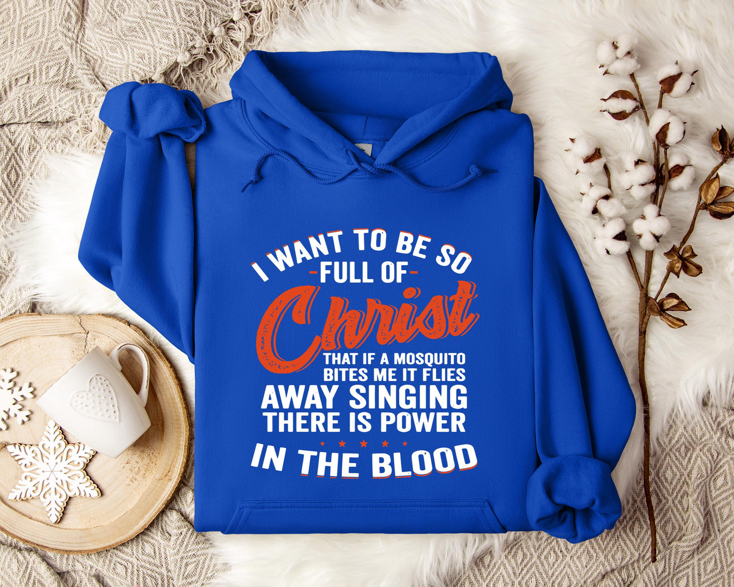 I Want To Be So Full Of Christ 2 Hoodie