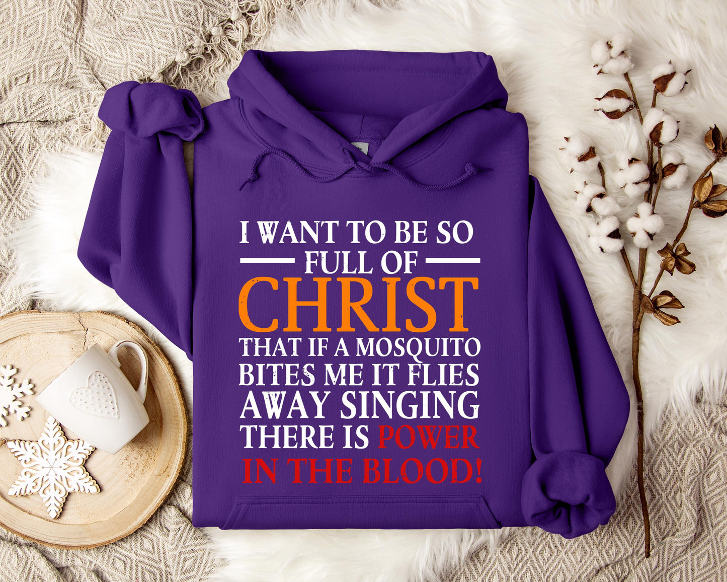 I Want To Be So Full Of Christ Hoodie