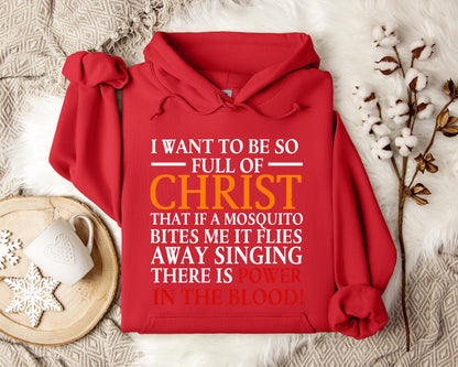 I Want To Be So Full Of Christ Hoodie