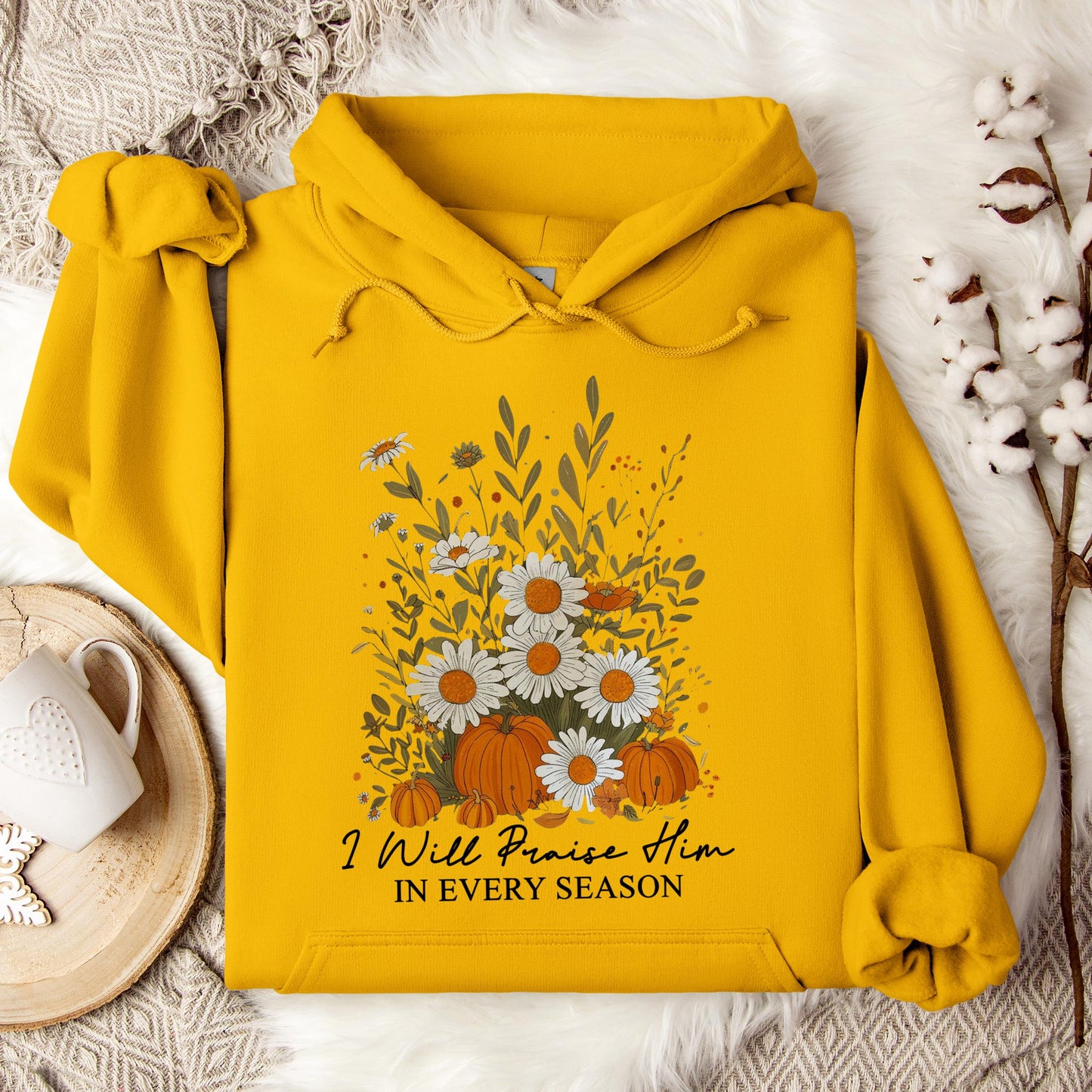 I Will Praise Him In Every Season Hoodie